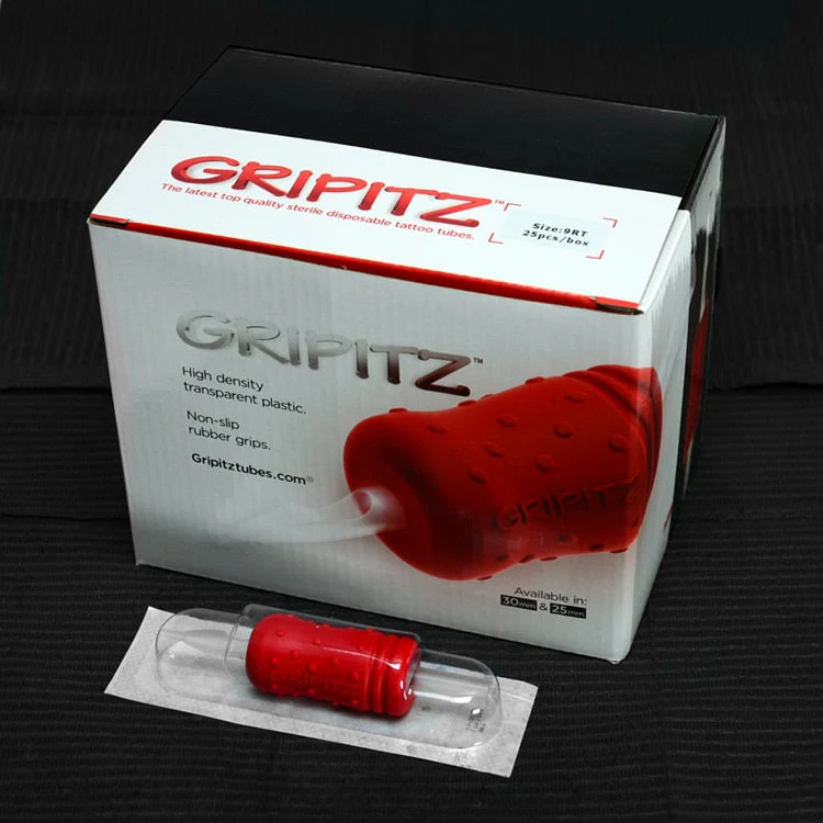 30mm (1.2 inch) Flat Tip Disposable Tattoo Tubes | Gripitz - Image 3